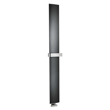 Sapho Ridea Othello - Vykurovacie teleso Mono Slim, 30x189 cm, 430 W, čierna mat 2301189030SN