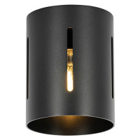 Dizajnové stropné svietidlo čierne - Yana