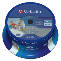 VERBATIM BD-R SL Datalife (25 ks) Blu-Ray/Spindle/6x/25GB