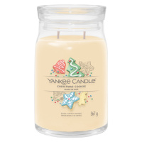 YANKEE CANDLE Signature Vonná sviečka veľká 2 knôty Christmas Cookie 567 g