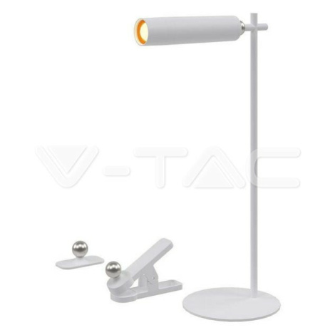 3W LED magnetická stolová lampa 4000K biela 300lm VT-7413 (V-TAC)