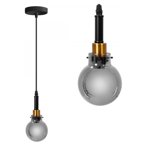 Závesná lampa La Belle IX čierna/zlatá TooLight