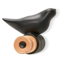 Čierny nástenný háčik Bonami Essentials Bird