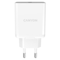 CANYON H-36 VYSOKORYCHLOSTNA NABIJACKA 1XUSB-A, 36W QUICK CHARGE 3.0 TECHNOLOGIA, BIELA CNE-CHA3