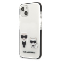 Plastové puzdro Karl Lagerfeld na Apple iPhone 13 KLHCP13MTPEKCW Karl Lagerfeld and Choupette TP