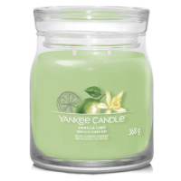 YANKEE CANDLE 1630670E VANILLA LIME STREDNA SVIECKA SIGNATURE 368G