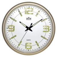 Nástenné hodiny MPM, 3170.80 - zlatá, 34cm