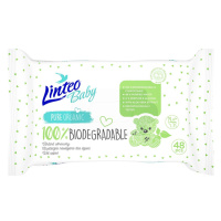LINTEO Baby 100% Biodegradable detské jemné vlhčené obrúsky 48 ks