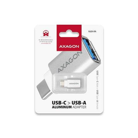 AXAGON RUCM-AFA USB 3.0 Type-C Male > Type-A Female ALU