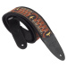 PRS 2.4" Padded Guitar Strap w/FLASH, Custom Jacquard Birds Wavelength