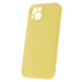 Silikónové puzdro na Apple iPhone 15 Pro Mag Invisible Pastel žlté