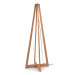 Stojacia lampa s bambusovým tienidlom v čierno-prírodnej farbe (výška 145 cm) Java – Good&amp;Mo