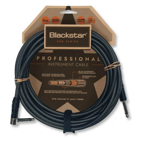 Profesionálny kábel Blackstar 3 m STR/ANG