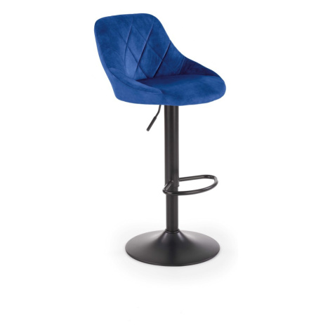 Barová stolička H101 modrá Halmar