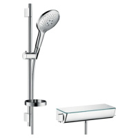 Sprchový systém Hansgrohe Raindance Select S na stěnu s termostatickou batériou chróm 27036000