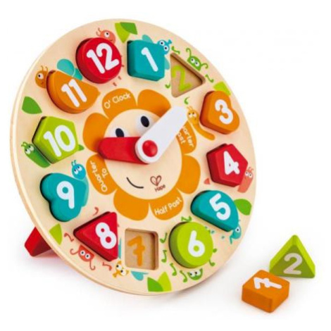 Hape Detské puzzle hodiny