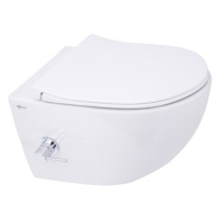 Wc s bidetom závesné SAT Infinitio vrátane dosky softclose, zadný odpad SATINF011RREXPBFCT