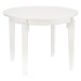 HALMAR Sorbus 100/200 okrúhly rozkladací jedálenský stôl biela