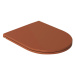 Isvea Isvea, INFINITY WC sedátko SLIM, Easy Take, Soft Close, terracotta, 40KF0548I-S