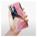 Odolné silikónové puzdro iSaprio - Pink Blue Leaves - Samsung Galaxy A32