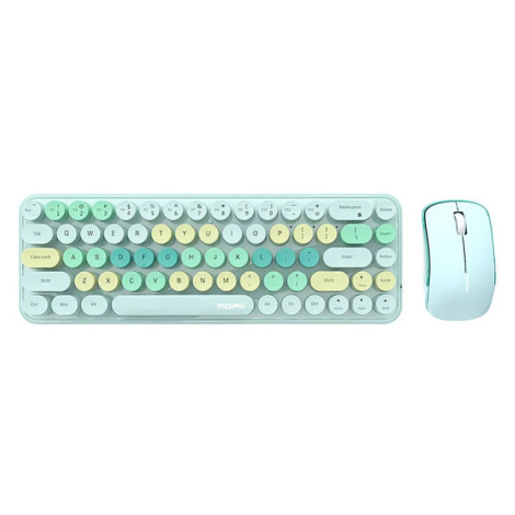 Klávesnica Wireless keyboard + mouse set MOFII Bean 2.4G (Green)