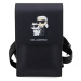 Univerzálne puzdro Karl Lagerfeld na smartfón KLWBSAKCPMK Saffiano Metal Logo NFT Wallet Phone B