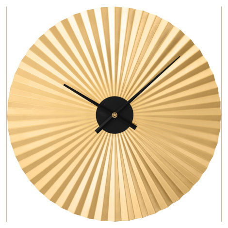 Dizajnové kovové hodiny MPM E04.4487.80, zlatá, A