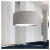 Luceplan Silenzio LED závesné svetlo sivé Ø 90cm