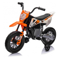 mamido  Detská elektrická motorka Cross Pantone 361C oranžová