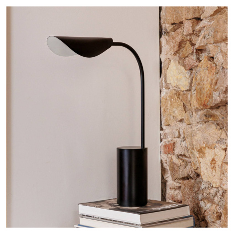 Stolná lampa Liggera, čierna, oceľ, výška 27,9 cm FARO BARCELONA