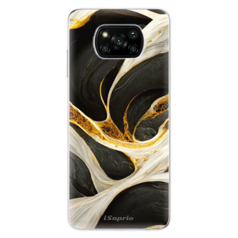 Odolné silikónové puzdro iSaprio - Black and Gold - Xiaomi Poco X3 Pro / X3 NFC