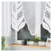 Biela žakarová záclona MELANIA 250x140 cm