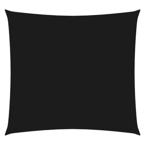 vidaXL Tieniaca plachta oxfordská látka štvorcová 5x5 m čierna