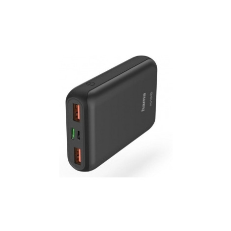 Hama 201662 PD10-HD powerbanka, 10000 mAh, 3 výstupy: 1x USB-C, 2x USB-A, PD, Qualcomm, max. 18 