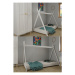 Detská biela posteľ tipi - rôzne rozmery Veľkosť: 180x80