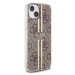 Guess IML 4G Gold Stripe Apple iPhone 15 GUHCP15SH4PSEGW Brown