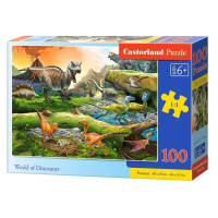 mamido Puzzle 100 dielikov Svet dinosaurov