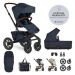 EASYWALKER Kočík kombinovaný Jimmey Indigo Blue XXL AIR + RWS