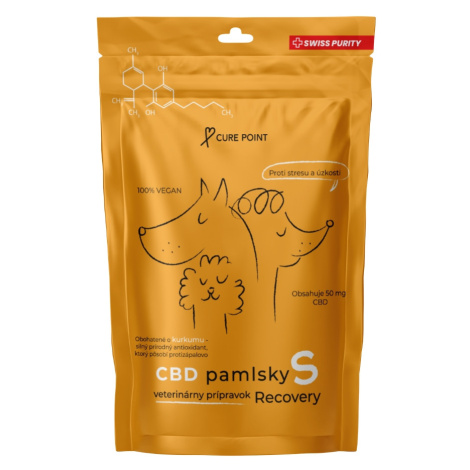 Cure Point CBD Maškrty Recovery 100g - S (do 10kg)