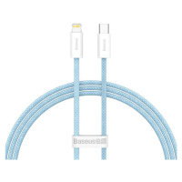 Nabíjací a dátový kábel USB Type-C, Lightning, 100 cm, 20 W, rýchle nabíjanie, PD, vzor šnúrky, 