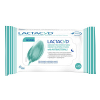 Lactacyd antibakteriálne vlhčené obrúsky 15 ks