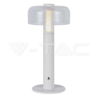 LED stolová lampa 1800mAH batéria 150*300 3v1 biela VT-1049 (V-TAC)