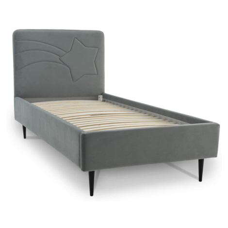 Sivá detská posteľ 120x200 cm Star – Scandic