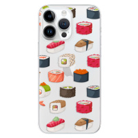 Odolné silikónové puzdro iSaprio - Sushi Pattern - iPhone 15 Pro Max