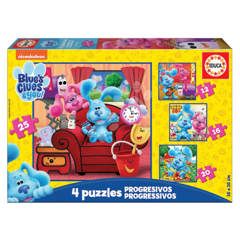 Puzzle Baby Puzzles Blue´s Clues Educa 12-16-20-25 dielov