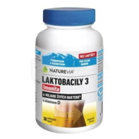 NATUREVIA Laktobacily 3 imunita s vitamínom D 30 kapsúl