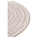 Kusový koberec Twin-Wendeteppiche 105414 Linen kruh – na ven i na doma - 140x140 (průměr) kruh c