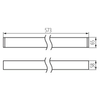 AL 17W-840-MAT-W-NT Prisadené svietidlo LED