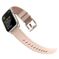 UNIQ Linus AiroSoft silikónový remienok Apple Watch 41/40/38mm ružový