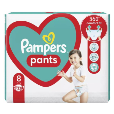 PAMPERS Plienky nohavičkové Active Baby Pants veľ. 8 (32 ks) 19+ kg